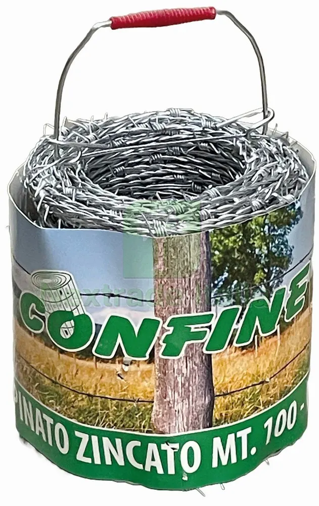 FILO SPINATO ZINCATO mt.200 Ø filo mm.1,7 — Interruttori e prese — rif. FERX.VIT54053 — foto 2 FILO SPINATO ZINCATO mt.200 Ø filo mm.1,7 — Interruttori e prese — rif. FERX.VIT54053 — foto 2