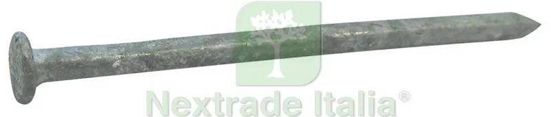 Chiodo Zincato a Fuoco Quadro Testa Piana mm.15x50 — Chiodi e graffe — rif. FERX.VIT28499 Chiodo Zincato a Fuoco Quadro Testa Piana mm.15x50 — Chiodi e graffe — rif. FERX.VIT28499
