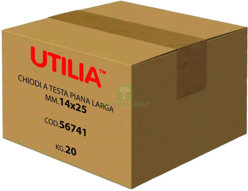 5KG Chiodo a Testa Piana Larga mis. 14x20 mm. KG 5 — Chiodi e graffe — rif. FERX.VIT56740 — foto 3