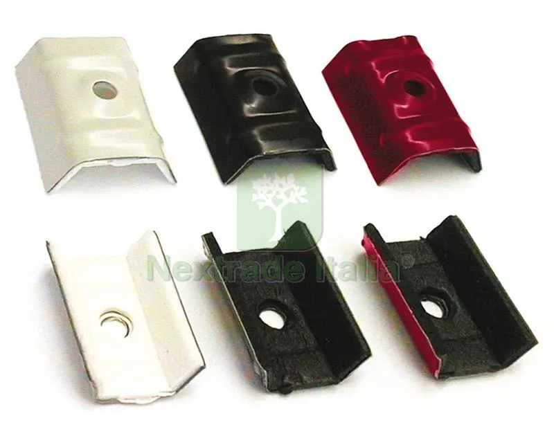 CAPPELLOTTO PER LAMIERA COIBENTATA (cf. 100 pz.) mm. 50x25x12 Col.Testa di — Minuteria metallica — rif. FERX.VIT20303