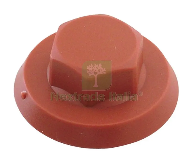100CT CAPPUCCIO PER VITI ESAGONALI Rosso Coppo — Viti — rif. FERX.VIT24231 100CT CAPPUCCIO PER VITI ESAGONALI Rosso Coppo — Viti — rif. FERX.VIT24231
