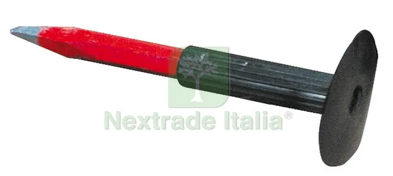 6PZ SCALPELLO A PUNTA CON PARAMANO mm. 300x16 — Misurazione e taglio manuale — rif. FERX.VIT18873 6PZ SCALPELLO A PUNTA CON PARAMANO mm. 300x16 — Misurazione e taglio manuale — rif. FERX.VIT18873