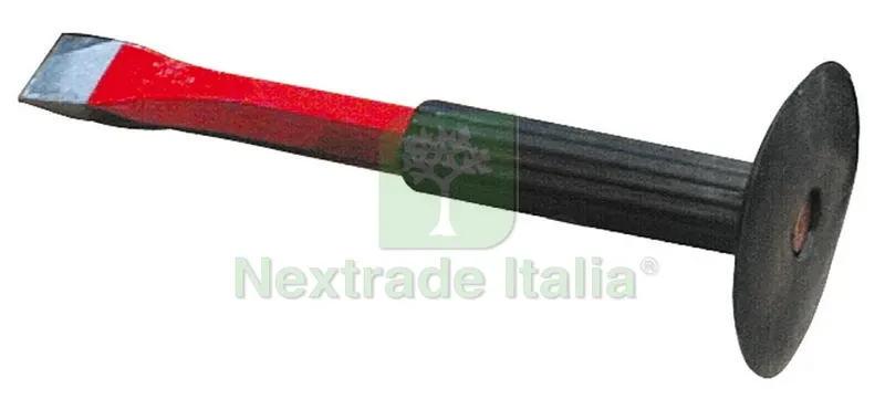 6PZ SCALPELLO A TAGLIO CON PARAMANO mm. 300x16 — Misurazione e taglio manuale — rif. FERX.VIT18867 6PZ SCALPELLO A TAGLIO CON PARAMANO mm. 300x16 — Misurazione e taglio manuale — rif. FERX.VIT18867