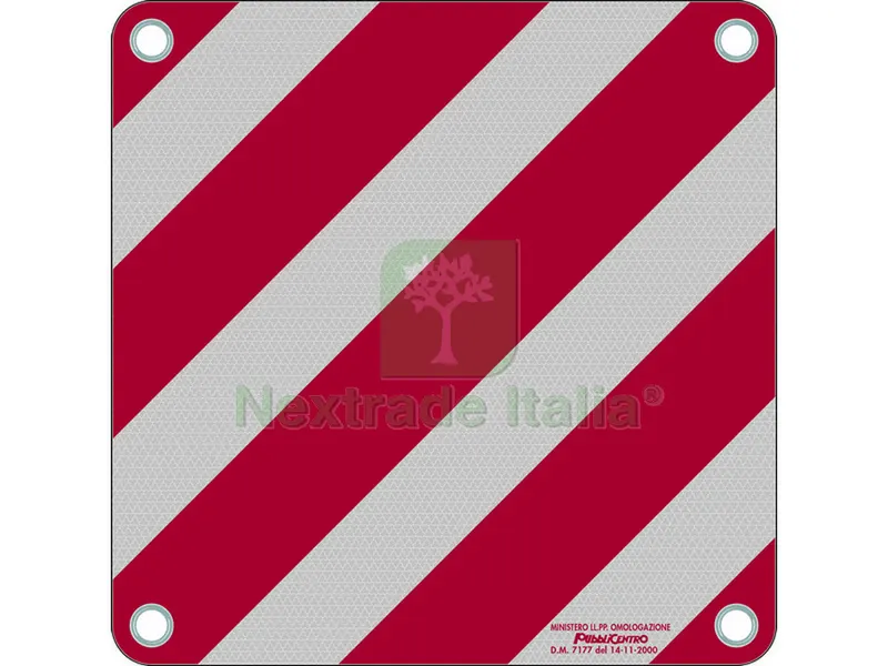 Cartello Segnaletico Carichi Sporgenti in Alluminio Rifrangente cm. 50x50 — Utensili e segnaletica — rif. FERX.VIT19438 Cartello Segnaletico Carichi Sporgenti in Alluminio Rifrangente cm. 50x50 — Utensili e segnaletica — rif. FERX.VIT19438