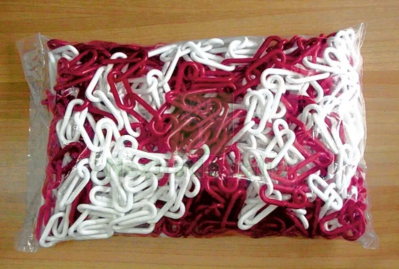 CATENA SEGNALETICA MT.25 col. Bianco/Rosso Ø mm. 8 — Utensili e segnaletica — rif. FERX.VIT28548 CATENA SEGNALETICA MT.25 col. Bianco/Rosso Ø mm. 8 — Utensili e segnaletica — rif. FERX.VIT28548
