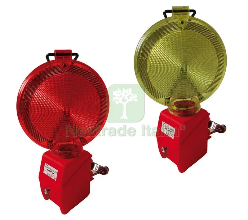 Lampeggiatore da Cantiere a LED con Staffa col. Giallo (lampeggiante) — Protezione piante e sementi — rif. FERX.VIT31051
