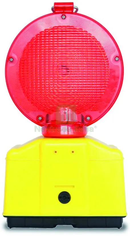 LAMPEGGIATORE DA CANTIERE A LED CON STAFFA col. ROSSO x 1 o 2 batterie — Protezione piante e sementi — rif. FERX.VIT55470 LAMPEGGIATORE DA CANTIERE A LED CON STAFFA col. ROSSO x 1 o 2 batterie — Protezione piante e sementi — rif. FERX.VIT55470