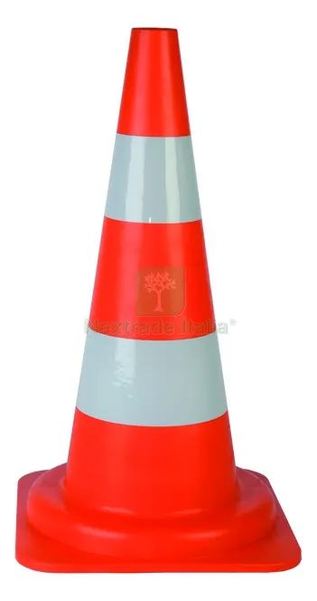 10PZ CONO SPARTITRAFFICO col. Arancio/Bianco h. cm. 50 (base 30x30) — Casalinghi e organizzazione — rif. FERX.VIT32990