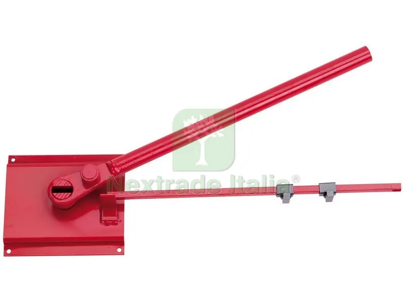 Piastra Piegastaffe con Manico cm. 21x19 — Utensili muratura — rif. FERX.VIT53432