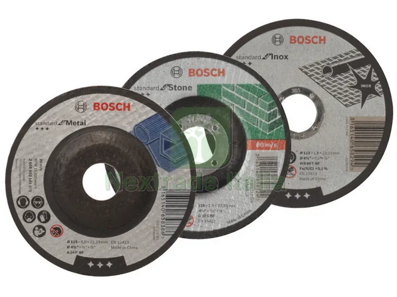 25PZ DISCO ABRASIVO A CENTRO DEPRESSO per taglio ferro Ø mm. 230x3x22,2 — Punte, frese e dischi — rif. FERX.VIT22261 25PZ DISCO ABRASIVO A CENTRO DEPRESSO per taglio ferro Ø mm. 230x3x22,2 — Punte, frese e dischi — rif. FERX.VIT22261
