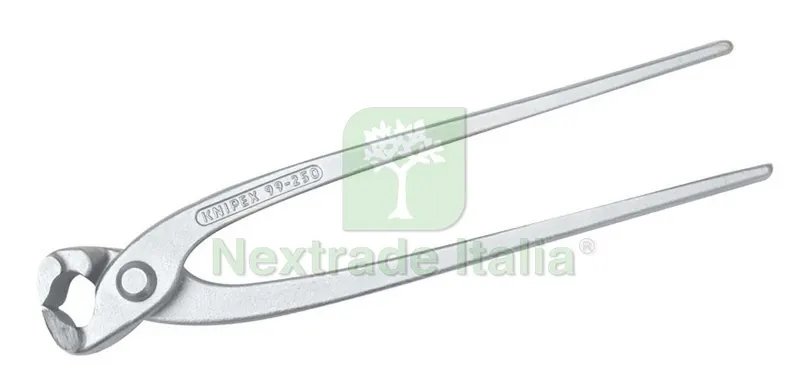 6PZ TENAGLIA PER CARPENTIERE IN ACCAIO NICHELATO cm. 25 — Pinze e tronchesi — rif. FERX.VIT29450