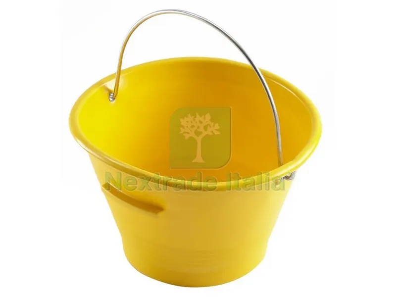 10PZ CARDARELLA IN PLASTICA MEK EDIL Lt. 14 Ø cm. 36 - Gialla — Arelle e frangivista — rif. FERX.VIT48885