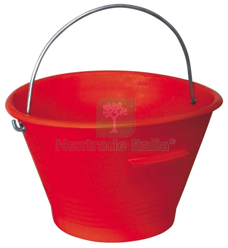10PZ CARDARELLA IN PLASTICA MEK EDIL Lt. 14 Ø cm. 36 - Rossa — Arelle e frangivista — rif. FERX.VIT23378