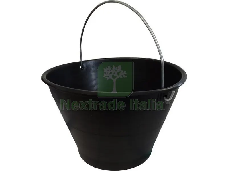 12PZ CARDARELLA IN PLASTICA Lt. 8 Ø cm. 34 - Nera — Arelle e frangivista — rif. FERX.VIT3113