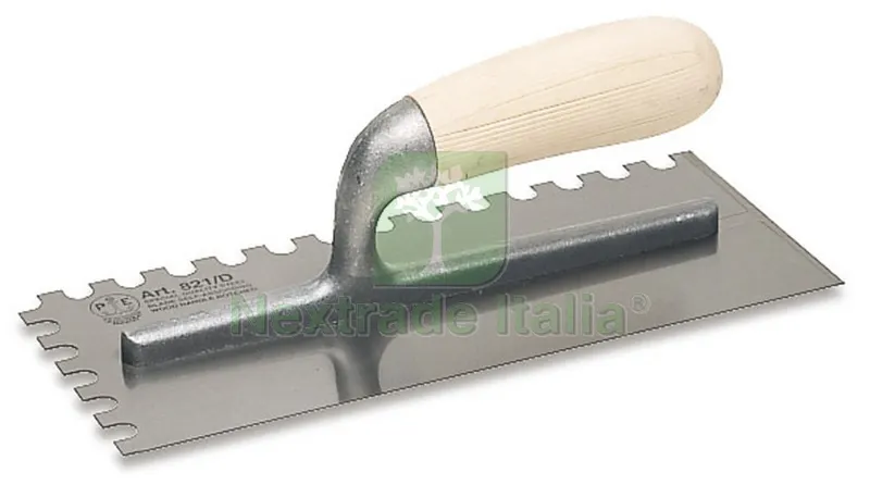 6PZ Frattazzo USA Dentato Superiore/Destro art. 821/SD DX cm28x12 dentatura mm — Utensili muratura — rif. FERX.VIT19360 6PZ Frattazzo USA Dentato Superiore/Destro art. 821/SD DX cm28x12 dentatura mm — Utensili muratura — rif. FERX.VIT19360