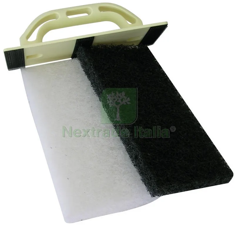 Frattazzo per Piastrelle + 2 Tamponi cm. 25x12 — Utensili muratura — rif. FERX.VIT17550 Frattazzo per Piastrelle + 2 Tamponi cm. 25x12 — Utensili muratura — rif. FERX.VIT17550
