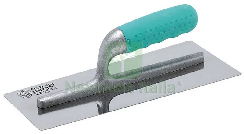 Frattazzo Marmorino in Acciao Inox art. 824/I cm. 24x10 — Utensili muratura — rif. FERX.VIT21519 Frattazzo Marmorino in Acciao Inox art. 824/I cm. 24x10 — Utensili muratura — rif. FERX.VIT21519