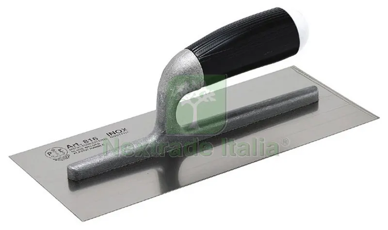 6PZ Frattazzo USA in Acciaio Inox art. 816/I cm. 28x12 — Utensili muratura — rif. FERX.VIT21520 6PZ Frattazzo USA in Acciaio Inox art. 816/I cm. 28x12 — Utensili muratura — rif. FERX.VIT21520