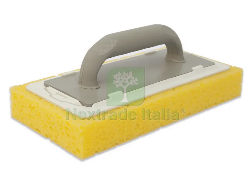 Frattazzo per Pulizia cm. 29x14x4 h col. Giallo — Utensili muratura — rif. FERX.VIT40097