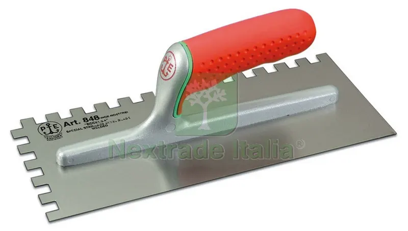 6PZ Frattazzo Eccelsa Dentato Superiore/Destro art. 848/D DX cm28x12 dentatura 10x10 — Utensili muratura — rif. FERX.VIT26444 6PZ Frattazzo Eccelsa Dentato Superiore/Destro art. 848/D DX cm28x12 dentatura 10x10 — Utensili muratura — rif. FERX.VIT26444