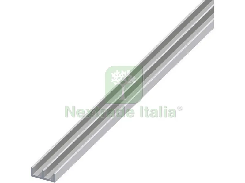 PROFILO AD UU ALLUMINIO Argento Satinato mm. 18x20x1 mt. 2 — Isolanti e reti — rif. FERX.VIT53830 PROFILO AD UU ALLUMINIO Argento Satinato mm. 18x20x1 mt. 2 — Isolanti e reti — rif. FERX.VIT53830