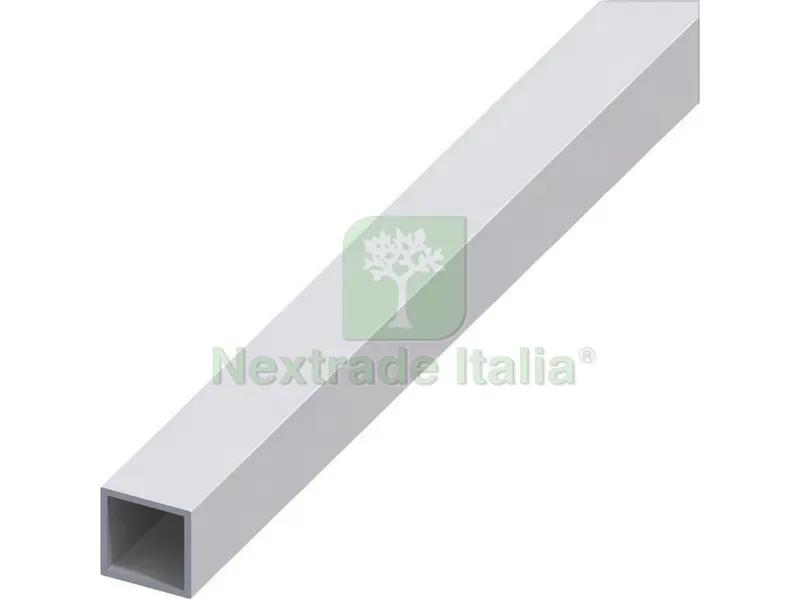 5PZ PROFILO TUBO QUADRATO ALLUMINIO Argento Satinato mm. 20x20x1 mt. 1 — Tubi e raccordi — rif. FERX.VIT53616 5PZ PROFILO TUBO QUADRATO ALLUMINIO Argento Satinato mm. 20x20x1 mt. 1 — Tubi e raccordi — rif. FERX.VIT53616