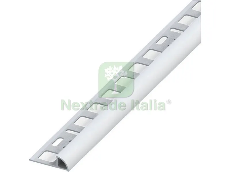 5PZ PROFILO AD ANGOLO JOLLY PVC Grigio marmorizzato mm. 8x2,5 mt. — Isolanti e reti — rif. FERX.VIT53710