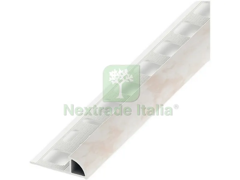 5PZ PROFILO AD ANGOLO JOLLY PVC Rosa mm. 8x2,5 mt. — Isolanti e reti — rif. FERX.VIT53711