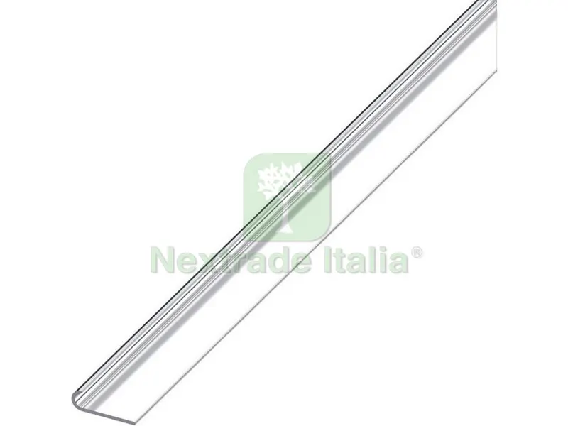 5PZ PROFILO PER BORDI UNGHIETTA ALLUMINIO Argento Cromato mm. 18x5,8x1 mt. 1 — Isolanti e reti — rif. FERX.VIT53626 5PZ PROFILO PER BORDI UNGHIETTA ALLUMINIO Argento Cromato mm. 18x5,8x1 mt. 1 — Isolanti e reti — rif. FERX.VIT53626