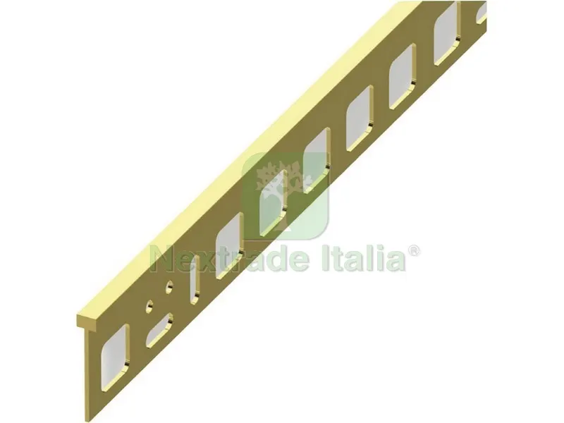 Profilo Giunto per Pavimenti Ottone mm. 5x3x25 mt. 2 — Tubi e raccordi — rif. FERX.VIT53832