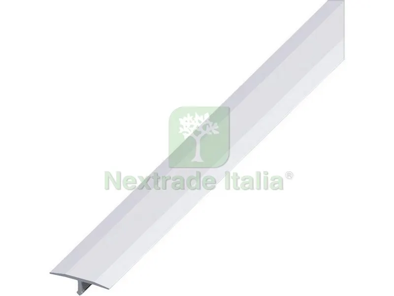 5PZ PROFILO DI COPERTURA GIUNTI ALLUMINIO Argento Satinato mm. 14x2,5 mt. — Isolanti e reti — rif. FERX.VIT53719 5PZ PROFILO DI COPERTURA GIUNTI ALLUMINIO Argento Satinato mm. 14x2,5 mt. — Isolanti e reti — rif. FERX.VIT53719