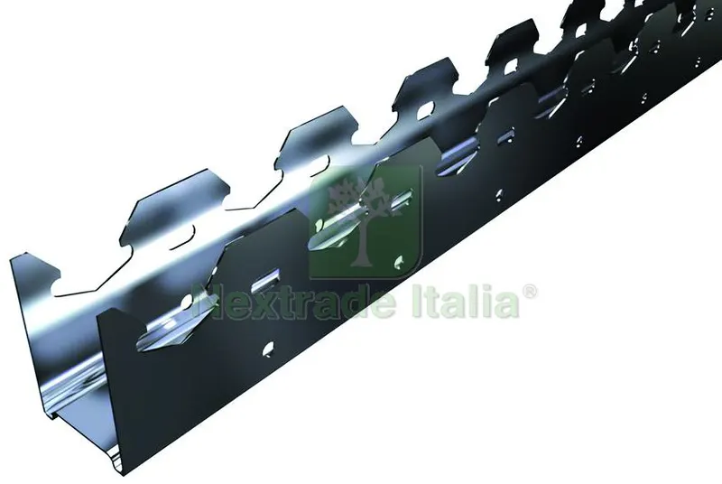 10PZ GUIDA A SCATTO PER CARTONGESSO per montante da mm 50x27 , mt. 3 — Isolanti e reti — rif. FERX.VIT57586