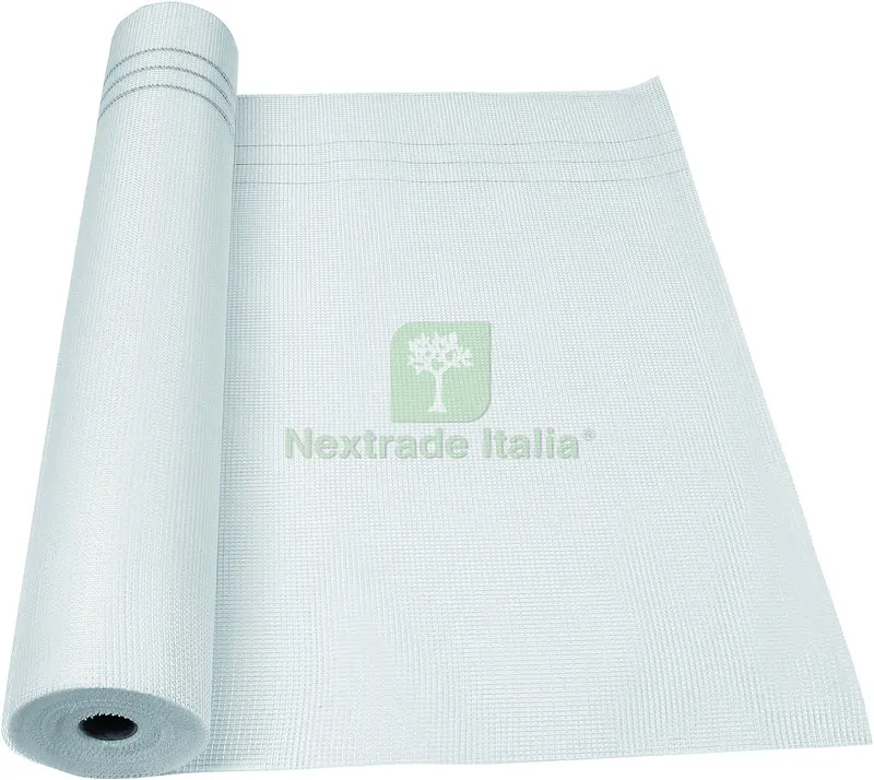 RETE PORTAINTONACO FIBRA DI VETRO Rotolo mt.1x50 gr/mq 160 maglia mm.4x4 — Isolanti e reti — rif. FERX.VIT59264