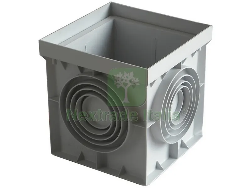 POZZETTO SINGOLO IN PLASTICA SENZA COPERCHIO cm. 55x55 — Scarichi e sifoni — rif. FERX.VIT51093 POZZETTO SINGOLO IN PLASTICA SENZA COPERCHIO cm. 55x55 — Scarichi e sifoni — rif. FERX.VIT51093