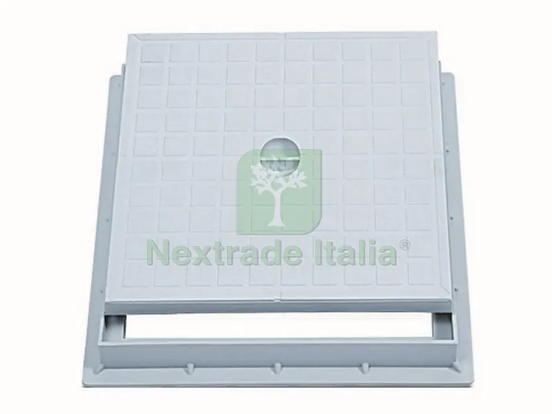 TELAIO + CHIUSINO PER POZZETTO cm. 45x45 — Scarichi e sifoni — rif. FERX.VIT59252 TELAIO + CHIUSINO PER POZZETTO cm. 45x45 — Scarichi e sifoni — rif. FERX.VIT59252