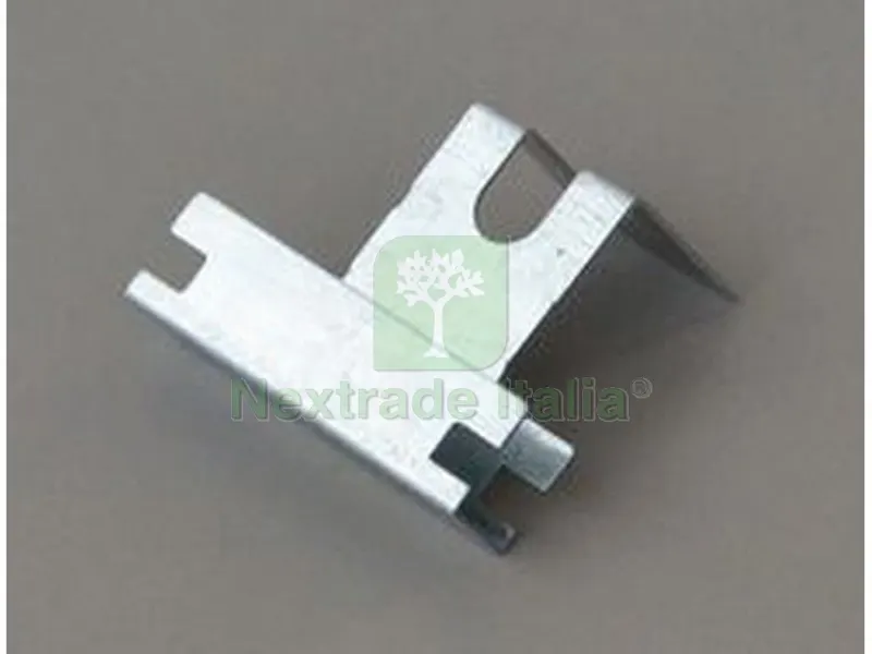100PZ GANCIO ORTOGONALE PLUS X CARTONGESSO X PROFILO DA SOFFITTO 27/50 MM. B/TOND — Isolanti e reti — rif. FERX.VIT45749