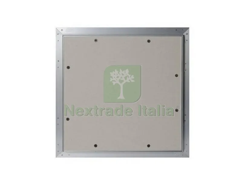 BOTOLA ISPEZIONE IN CARTONGESSO CON TELAIO ALLUMINIO cm. 20x20 — Isolanti e reti — rif. FERX.VIT45750 BOTOLA ISPEZIONE IN CARTONGESSO CON TELAIO ALLUMINIO cm. 20x20 — Isolanti e reti — rif. FERX.VIT45750