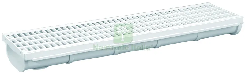 CANALETTA CON GRIGLIA cm. 13x50x7,5 h — Casalinghi e organizzazione — rif. FERX.VIT59848 CANALETTA CON GRIGLIA cm. 13x50x7,5 h — Casalinghi e organizzazione — rif. FERX.VIT59848