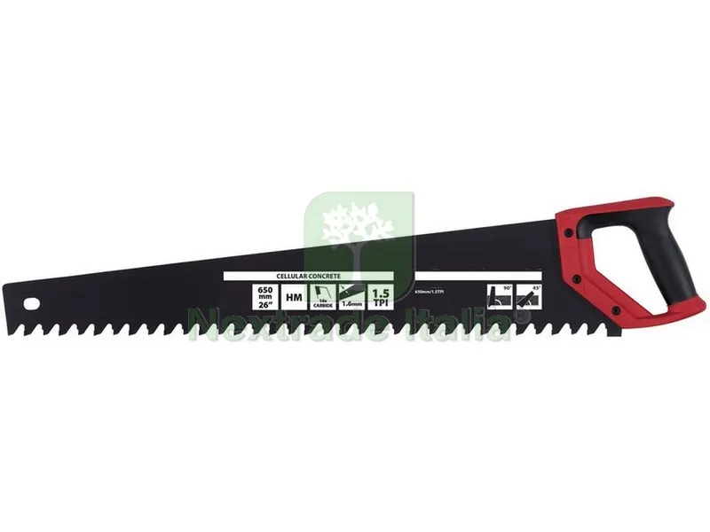 Segaccio per Calcestruzzo cm. 65 — Attrezzi da giardino — rif. FERX.VIT52208 Segaccio per Calcestruzzo cm. 65 — Attrezzi da giardino — rif. FERX.VIT52208