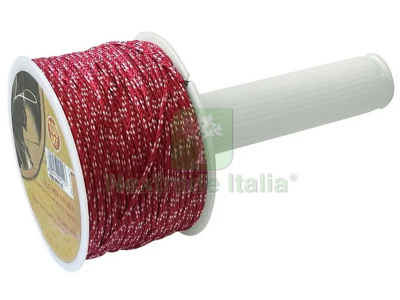 15PZ FILO PER EDILIZIA CON MANICO GIREVOLE mt. 100 col. Rosso/Bianco — Utensili muratura — rif. FERX.VIT49685 15PZ FILO PER EDILIZIA CON MANICO GIREVOLE mt. 100 col. Rosso/Bianco — Utensili muratura — rif. FERX.VIT49685
