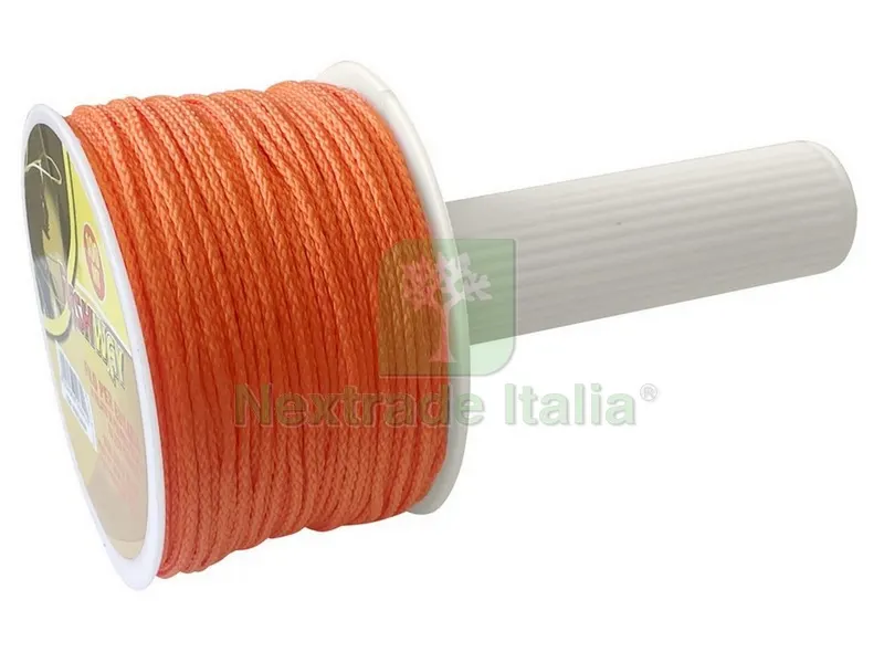 18PZ FILO PER EDILIZIA CON MANICO GIREVOLE mt. 100 col. Arancio fluorescente — Abbigliamento alta visibilita — rif. FERX.VIT49687 18PZ FILO PER EDILIZIA CON MANICO GIREVOLE mt. 100 col. Arancio fluorescente — Abbigliamento alta visibilita — rif. FERX.VIT49687
