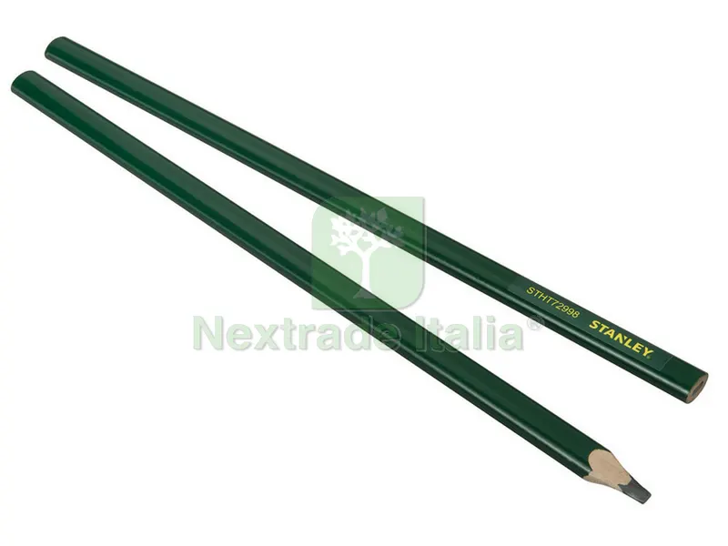 60PZ MATITA PER CARPENTIERI col. verde mm. 176 — Articoli per ufficio — rif. FERX.VIT31555 60PZ MATITA PER CARPENTIERI col. verde mm. 176 — Articoli per ufficio — rif. FERX.VIT31555