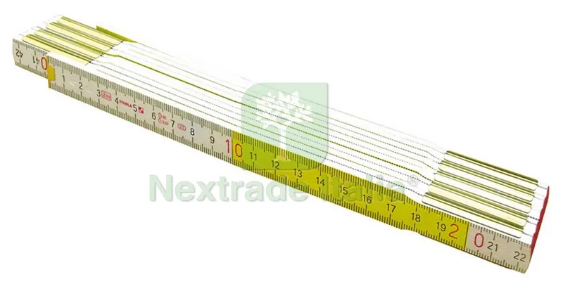 10PZ Doppiometro MOD. 617 lunghezza mt.2 — Misurazione e taglio manuale — rif. FERX.VIT23618