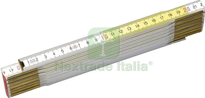 10PZ DOPPIOMETRO IN LEGNO DI FAGGIO lunghezza mt.2 — Misurazione e taglio manuale — rif. FERX.VIT31718 10PZ DOPPIOMETRO IN LEGNO DI FAGGIO lunghezza mt.2 — Misurazione e taglio manuale — rif. FERX.VIT31718