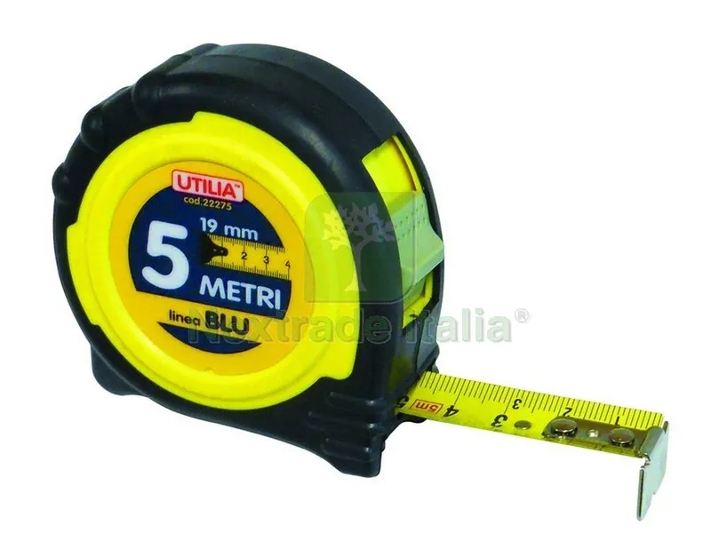 12PZ FLESSOMETRO LINEA BLU mt. 5x19 mm. — Misurazione e taglio manuale — rif. FERX.VIT22275