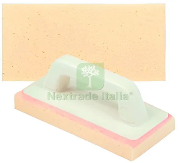 FRATTAZZO IN SPUGNA cm. 12x26x3 H — Utensili muratura — rif. FERX.VIT56639 FRATTAZZO IN SPUGNA cm. 12x26x3 H — Utensili muratura — rif. FERX.VIT56639