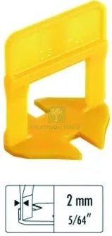 Base Livellante con Feritoia per Cuneo H mm. 12 fuga mm. 2,0 - 500 pz. — Misurazione e taglio manuale — rif. FERX.VIT56783