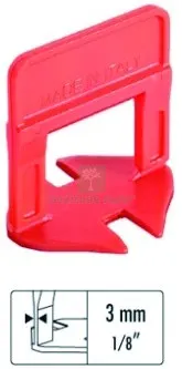 Base Livellante con Feritoia per Cuneo H mm. 12 fuga mm. 3,0 - 250 pz. — Misurazione e taglio manuale — rif. FERX.VIT56784 Base Livellante con Feritoia per Cuneo H mm. 12 fuga mm. 3,0 - 250 pz. — Misurazione e taglio manuale — rif. FERX.VIT56784