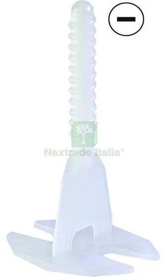 BASE LIVELLANTE A VITE PER PIASTRELLE spess. 3/15 mm. - 300 pz. — Misurazione e taglio manuale — rif. FERX.VIT56632 BASE LIVELLANTE A VITE PER PIASTRELLE spess. 3/15 mm. - 300 pz. — Misurazione e taglio manuale — rif. FERX.VIT56632