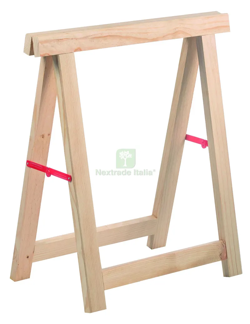 Cavalletto Richiudibile in Legno di Pino Profilo mm. 30x60 - cm. 73,5x39x80 h - kg. 1.200 — Tempo libero outdoor — rif. FERX.VIT58940 Cavalletto Richiudibile in Legno di Pino Profilo mm. 30x60 - cm. 73,5x39x80 h - kg. 1.200 — Tempo libero outdoor — rif. FERX.VIT58940